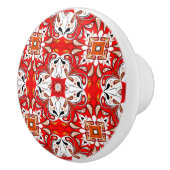 ポルトガルの陶磁器タイル模様 セラミックノブ (右)