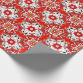 ポルトガルの陶磁器タイル模様 ラッピングペーパー (角)