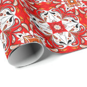 ポルトガルの陶磁器タイル模様 ラッピングペーパー (ロールコーナー)