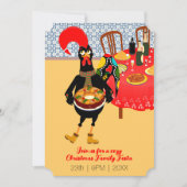 ポルトガルの雄鳥はキングケーキが大好き 招待状 (正面)