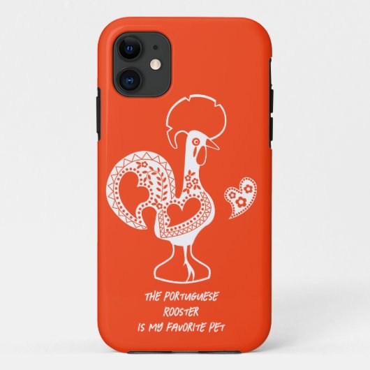 ポルトガルの雄鳥は私のお気に入りのペットなの。 Case-Mate iPhoneケース (裏面)