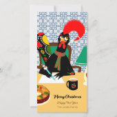 ポルトガルの雄鶏からのクリスマスの挨拶 シーズンカード (正面)