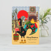 ポルトガルの雄鶏と与えの喜び カード (スタンド正面)