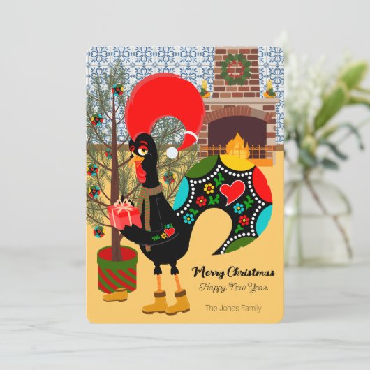 ポルトガルの雄鶏と与えの喜び カード (スタンド正面)