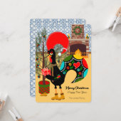 ポルトガルの雄鶏と与えの喜び カード (正面/裏面インサイチュ)