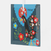 ポルトガルの雄鶏 ガラスオーナメント (正面左)