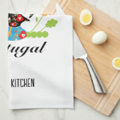 ポルトガルの雄鶏 キッチンタオル (四つ折り)