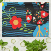 ポルトガルの雄鶏 キッチンタオル (折り畳み)