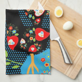 ポルトガルの雄鶏 キッチンタオル (四つ折り)