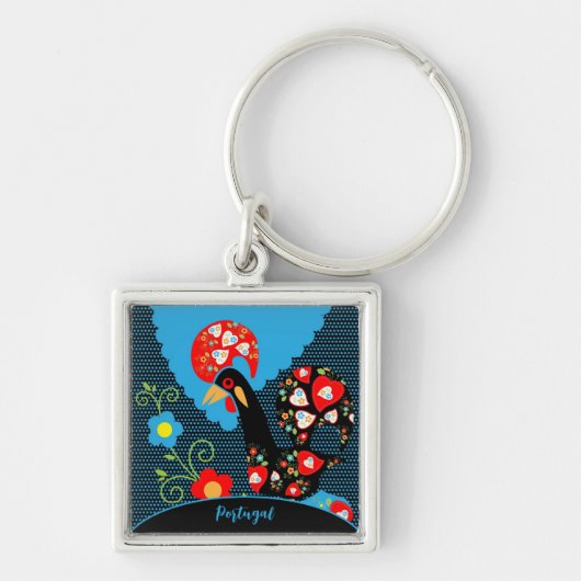 ポルトガルの雄鶏 キーホルダー (正面)