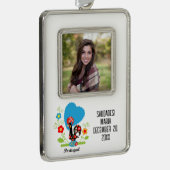 ポルトガルの雄鶏 シルバープレートフレームオーナメント (右)