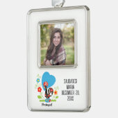 ポルトガルの雄鶏 シルバープレートフレームオーナメント (左)