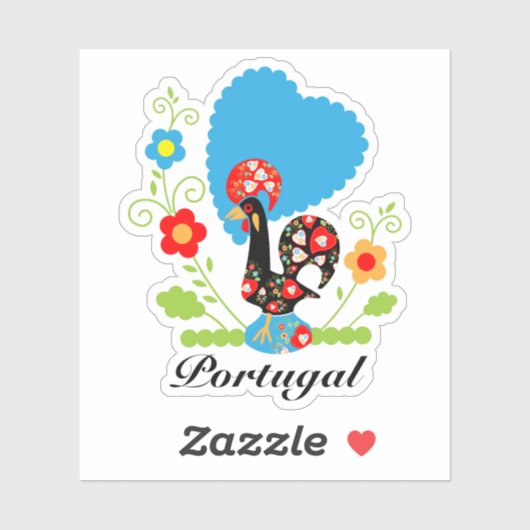 ポルトガルの雄鶏 シール (シート)