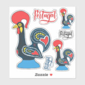 ポルトガルの雄鶏 シール (シート)