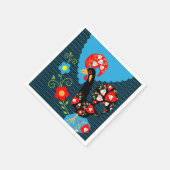 ポルトガルの雄鶏 スタンダードカクテルナプキン (角)