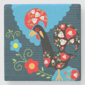 ポルトガルの雄鶏 ストーンコースター (正面)