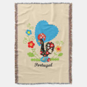 ポルトガルの雄鶏 スローブランケット (正面縦)