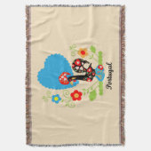 ポルトガルの雄鶏 スローブランケット (正面縦)