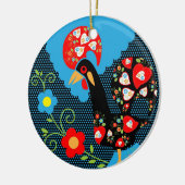 ポルトガルの雄鶏 セラミックオーナメント (左)