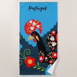 ポルトガルの雄鶏 ビーチタオル
