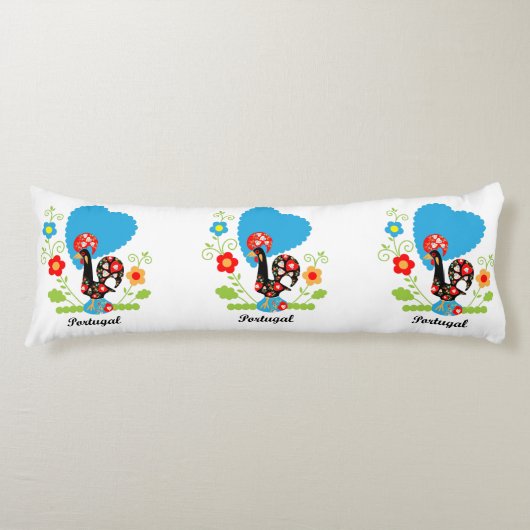 ポルトガルの雄鶏 ボディピロー (正面)