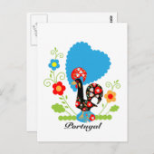 ポルトガルの雄鶏 ポストカード (正面/裏面)