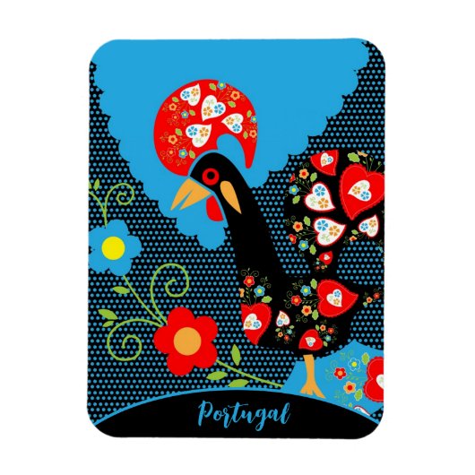 ポルトガルの雄鶏 マグネット (縦)