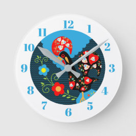 ポルトガルの雄鶏 ラウンド壁時計