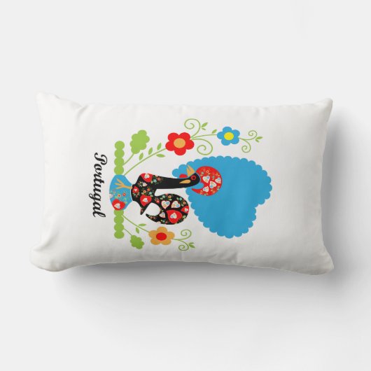 ポルトガルの雄鶏 ランバークッション (正面)