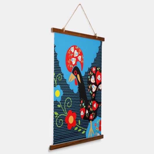 ポルトガルの雄鶏 吊り下げ型タペストリー (傾斜あり)