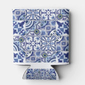 ポルトガルの青いタイルが涼しい 缶クーラー (裏面)