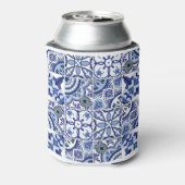 ポルトガルの青いタイルが涼しい 缶クーラー (缶裏面)