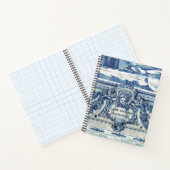 ポルトガルの青いタイルと2つの天使 ノートブック (内部)