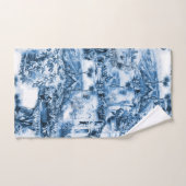 ポルトガルの青いタイルのロマンチックなシーンパターン バスタオルセット (ハンドタオル)