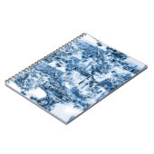 ポルトガルの青いタイルのロマンチックなシーン ノートブック (左側)