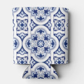 ポルトガルの青いタイルは涼しい 缶クーラー (裏面)