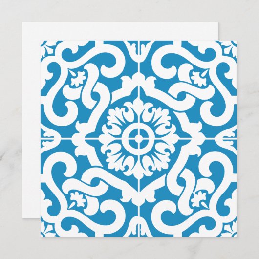 ポルトガルの青いタイル1 (正面/裏面)