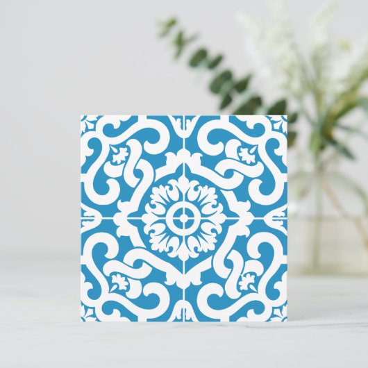 ポルトガルの青いタイル1 (スタンド正面)