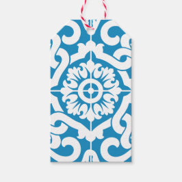 ポルトガルの青いタイル1 ギフトタグ