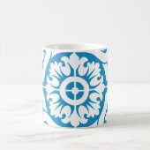ポルトガルの青いタイル1 コーヒーマグカップ (中央)