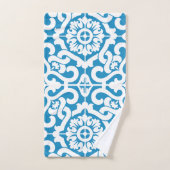 ポルトガルの青いタイル1 バスタオルセット (ハンドタオル)