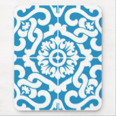 ポルトガルの青いタイル1 マウスパッド (正面)