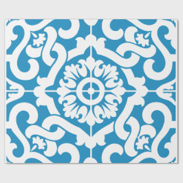 ポルトガルの青いタイル1 ラッピングペーパー