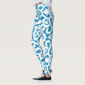 ポルトガルの青いタイル1 レギンス (左)