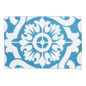 ポルトガルの青いタイル1 枕カバー (正面)