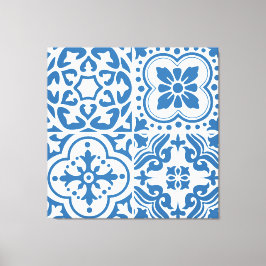 ポルトガルの青いタイル2 キャンバスプリント