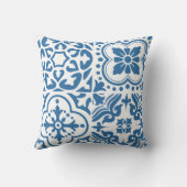 ポルトガルの青いタイル2 クッション (裏面)