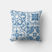 ポルトガルの青いタイル2 クッション (正面)