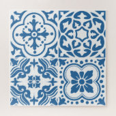 ポルトガルの青いタイル2 ジグソーパズル (横)