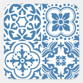 ポルトガルの青いタイル2 スクエアシール